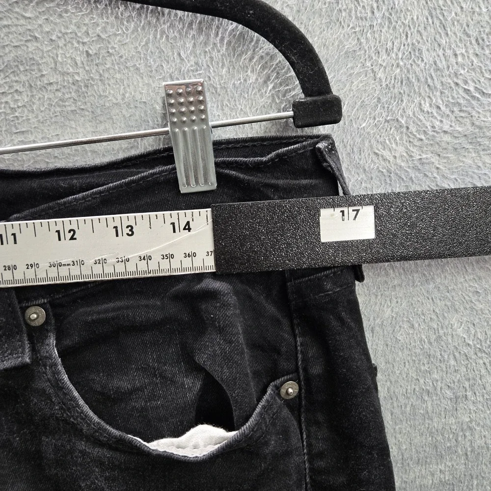 Levi's 514 Men Jeans 34X32 Black Denim Straight Fit‎ Grunge 31